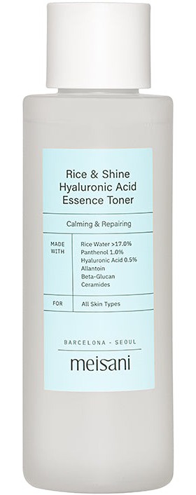 Meisani Rice & Shine Hyaluronic Acid Essence Toner