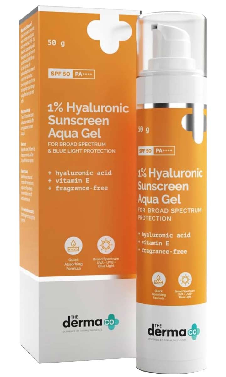 The derma CO 1% Hyaluronic Sunscreen Aqua Gel