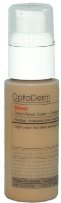 Optaderm Sheer Tinted Facial Cream