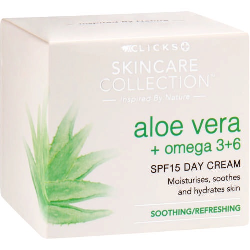 Clicks Skincare Collection Aloe Vera & Omega 3+6 Day Cream