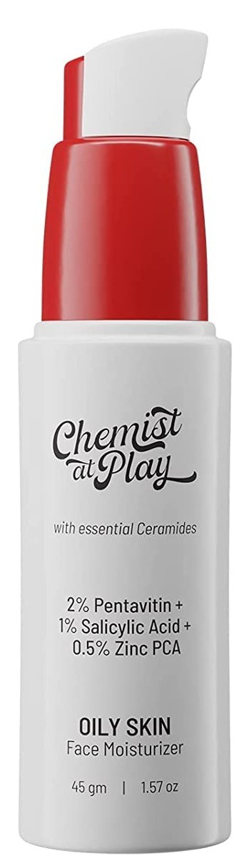 Chemist at Play Face Moisturizer With Essential Ceramides For Oily Skin Type | 2% Pentavitin + 1% Salicylic Acid + 0.5% Zinc Pca |