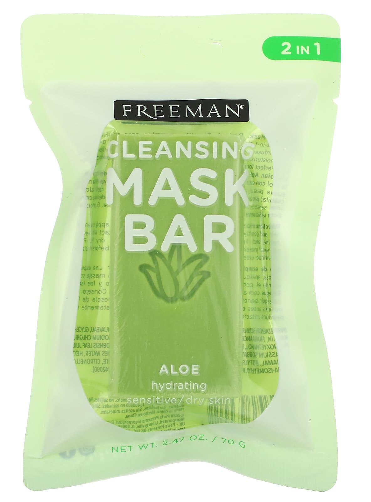 Freeman beauty Cleansing Mask Bar - Aloe