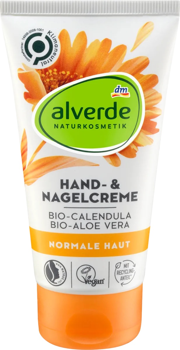 alverde Hand- & Nagelcreme Bio-Calendula Bio-Aloe Vera