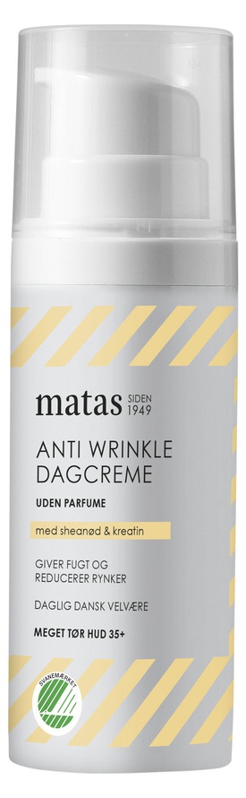 Matas Anti Wrinkle Dagcreme Til Meget Til Tør Hud Uden Parfume