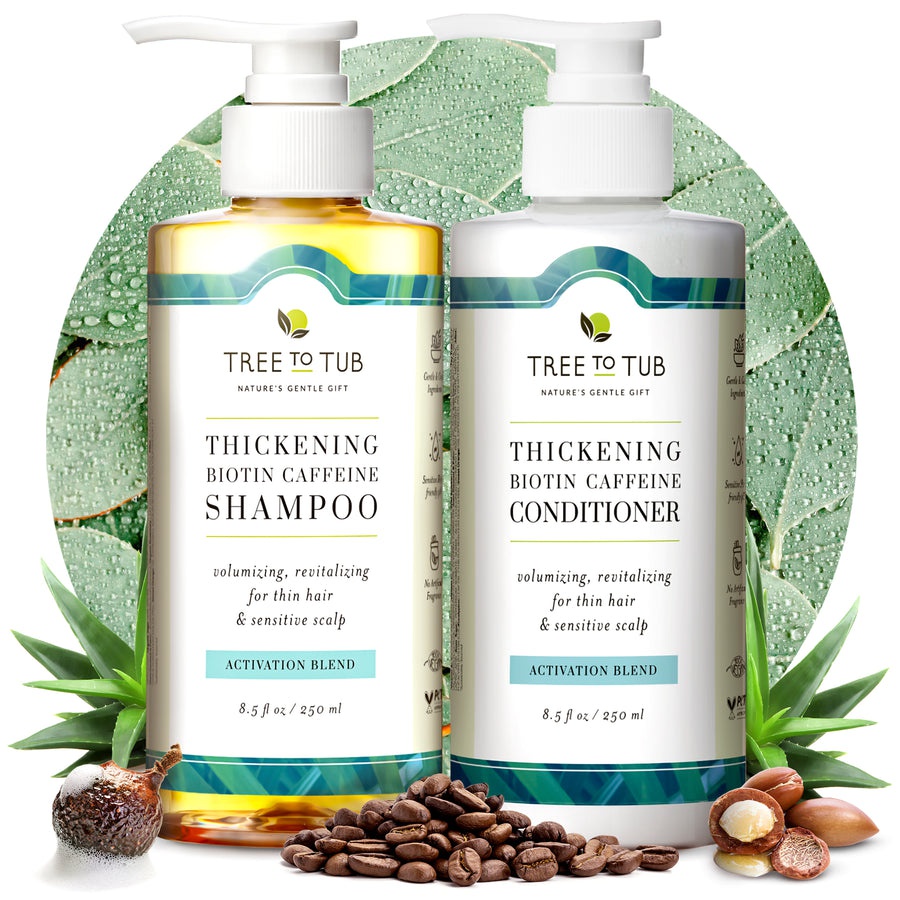 Tree to Tub Thickening Biotin Caffeine Shampoo