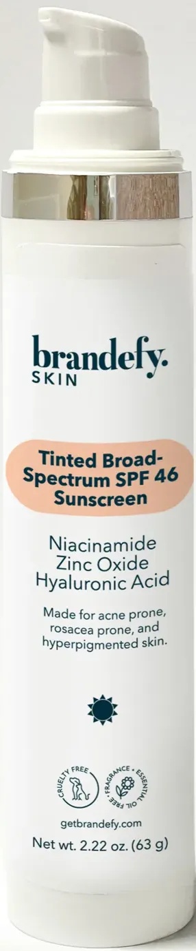 Brandefy Tinted Broad Spectrum SPF 46 Sunscreen