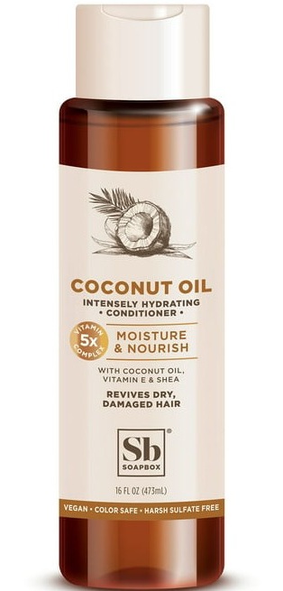 Soapbox Coconut Oil With Vitamin E and Shea Hair Conditioner