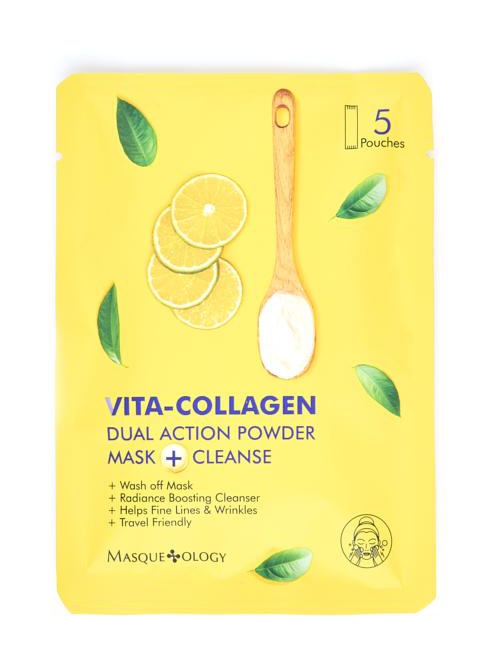 MASQUE-OLOGY Vita-Collagen Dual Action Powder Mask + Cleanse
