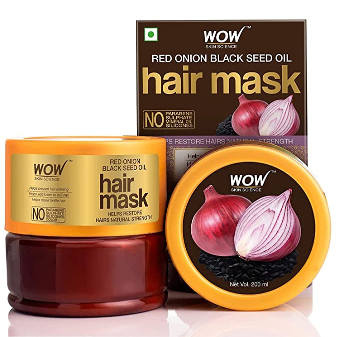 WOW skin science Red Onion Black Seed Oil Hair Mask