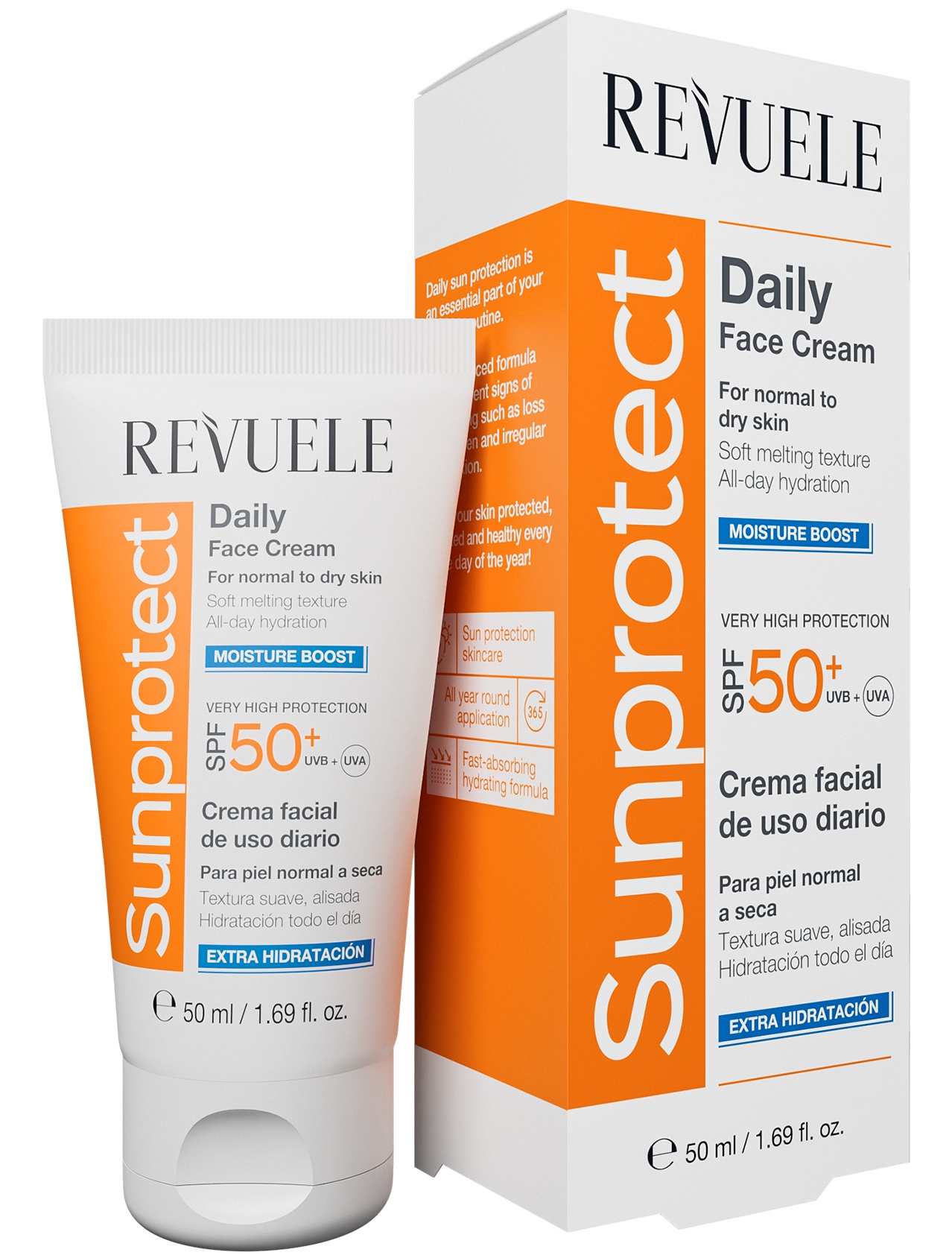 Revuele Sunprotect Daily Face Cream Moisture Boost SPF 50+
