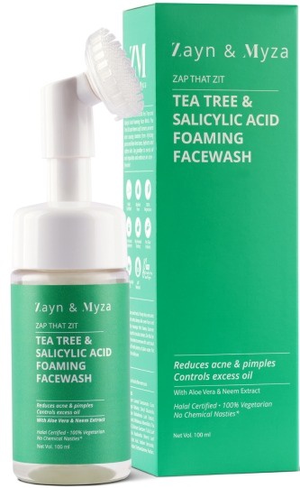 ZM Zayn and Myza Tea Tree & Salicylic Acid Foaming Facewash