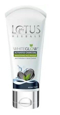 Lotus Herbals Whiteglow Activated Charcoal Brightening Face Mask