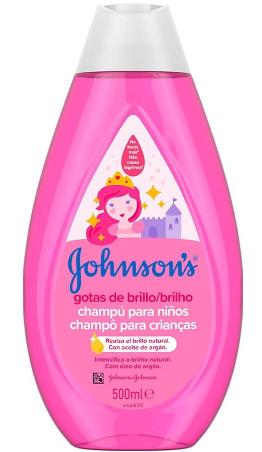 Johnson & Johnsons Shampoo Gotas De Brillo