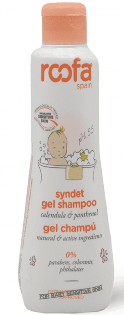 Roofa Baby Gel-shampoo With Calendula & Panthenol (sulfate-free)