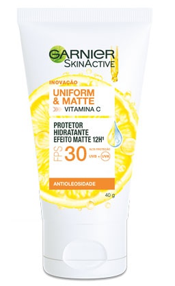 Garnier Skin Active Hidratante Facial Efeito Matte FPS30 Uniform&matte