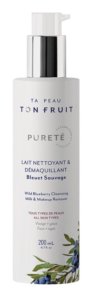 Ta peau, ton fruit Wild Blueberry Cleansing Milk & Makeup Remover