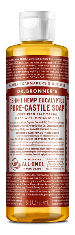 Dr Bronner Eucalyptus - Pure-castile Liquid Soap