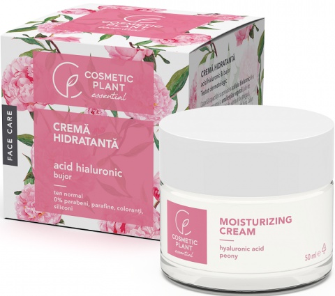 Cosmetic Plant Crema Hidratanta Delicata Cu Acid Hialuronic Si Bujor,