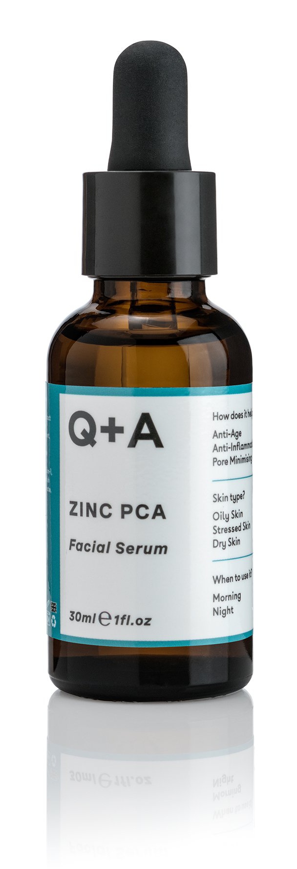 Q A Zinc Pca Facial Serum Ingredients Explained 