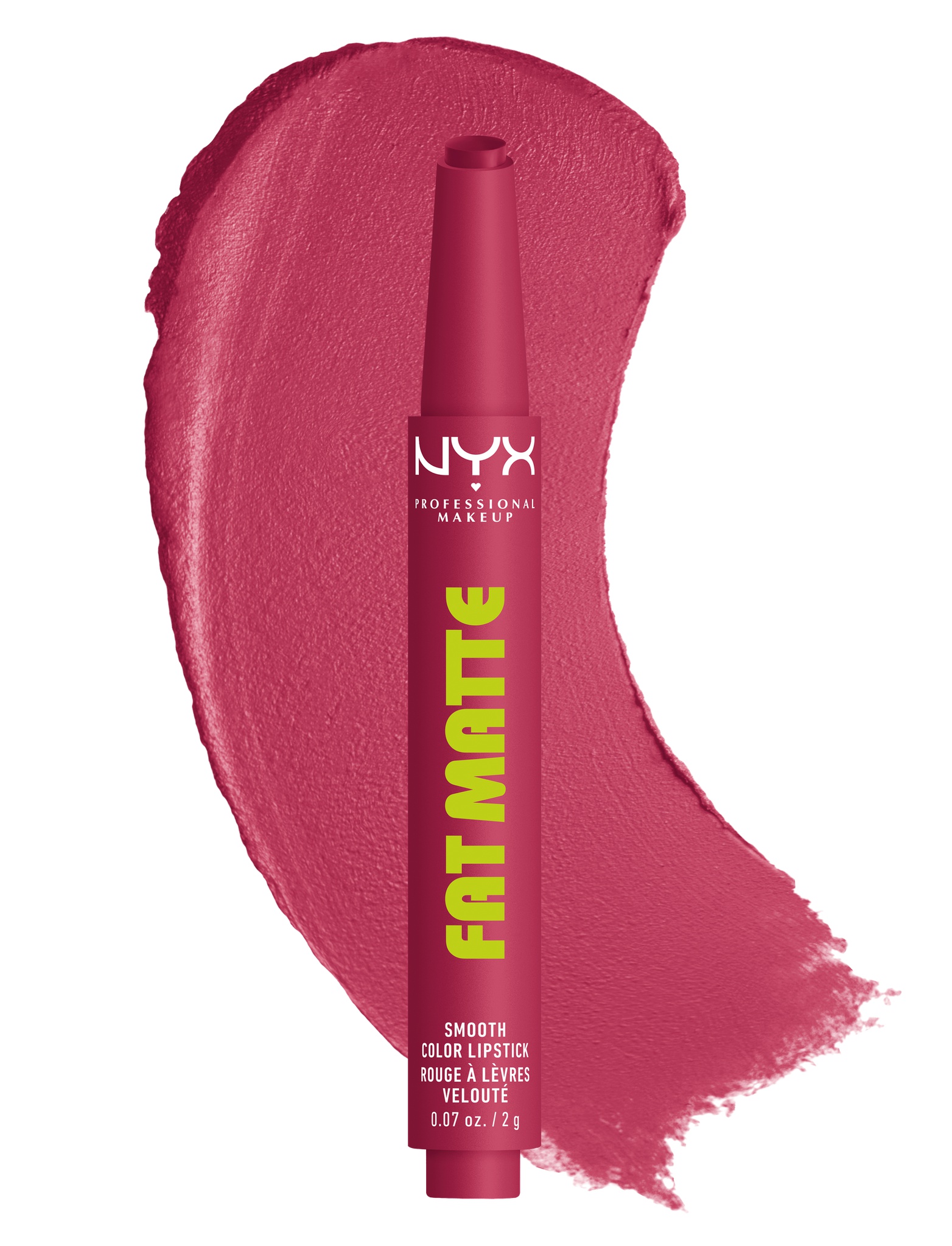 NYX Cosmetics Party Animals Fat Matte Smooth Color Lipstick