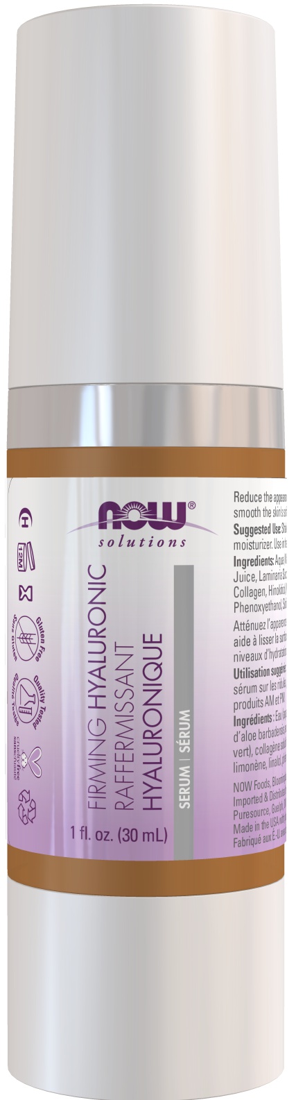 Now Foods Solutions Hyaluronic Acid Firming Serum