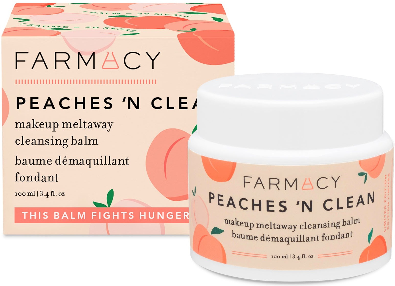 Farmacy Peaches ‘n Clean Makeup Removing Cleansing Balm