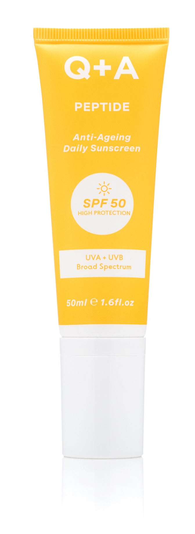 Q+A Peptide SPF 50 Anti-ageing Daily Sunscreen