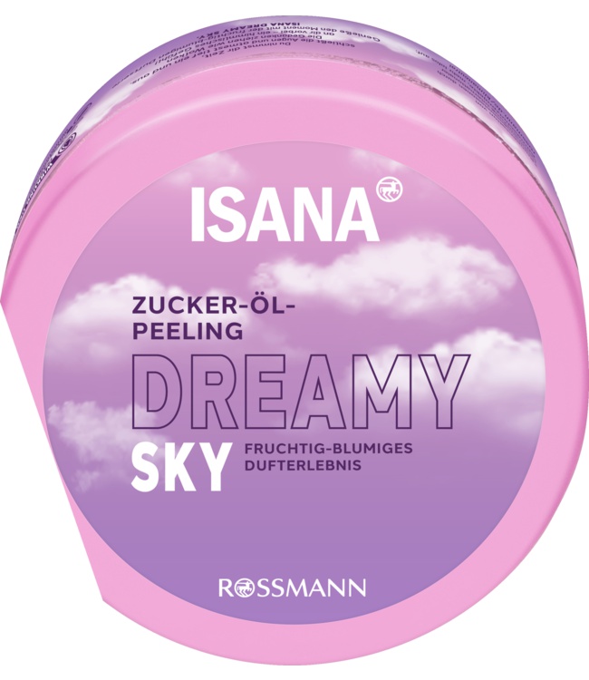 Isana Dreamy Sky Zucker-Öl-Peeling