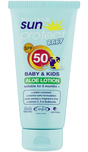 Clicks SUNprotect Baby Lotion Aloe SPF 50