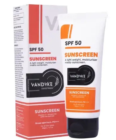 Vandyke Multi Vitamin Face Sunscreen For Complete Sun Protection SPF 50 Pa++++