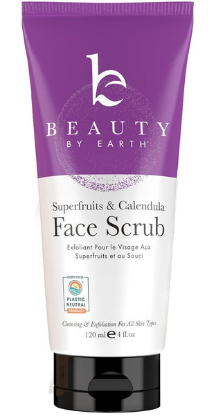 Beauty by earth Facial Scrub - Superfruits & Calendula