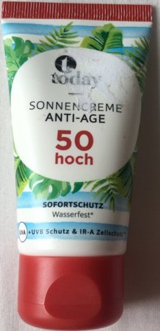 today Sonnencreme Anti-age 50 Hoch