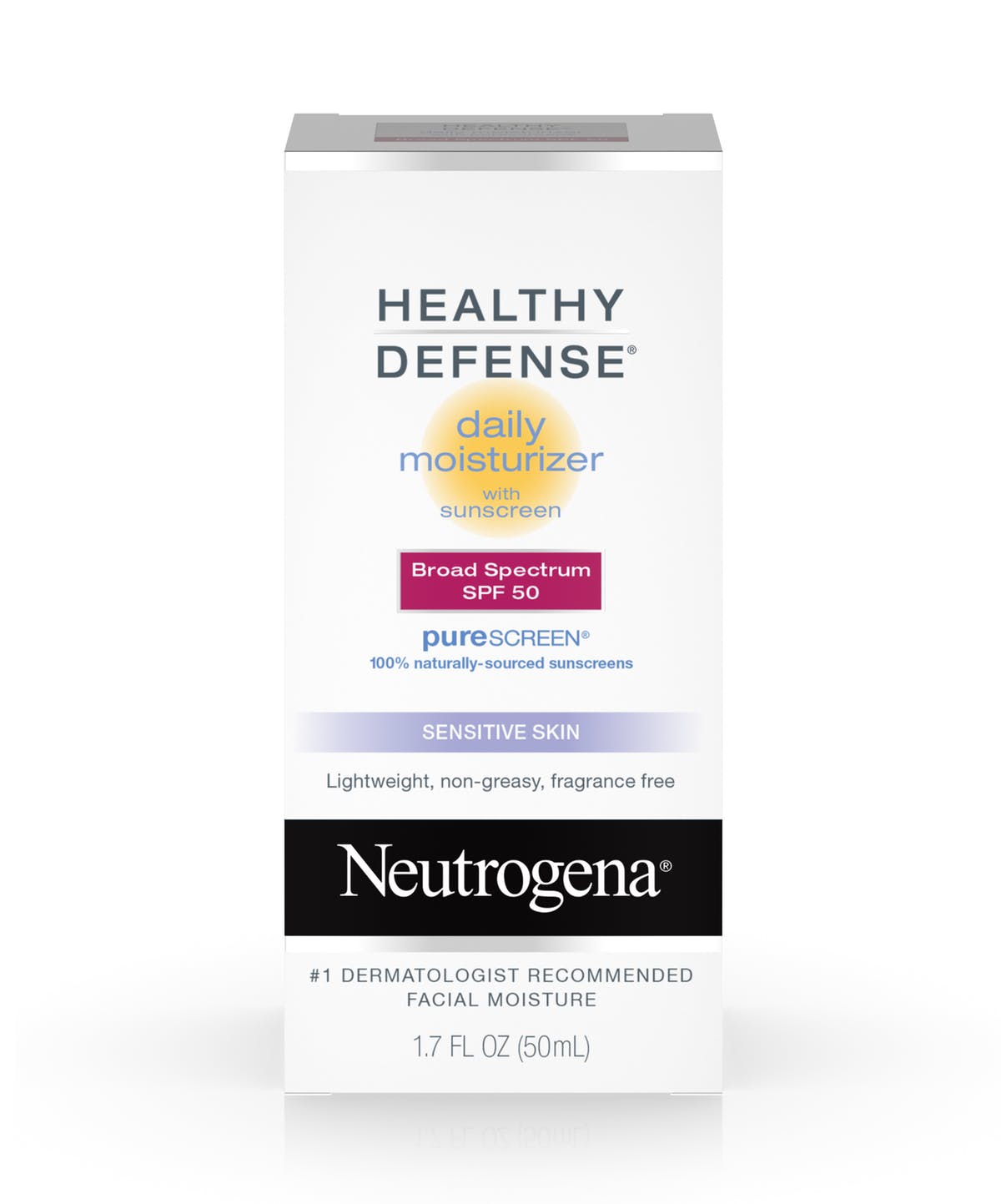 Neutrogena Healthy Defense® Daily Moisturizer With Sunscreen Broad Spectrum Spf 50-Sensitive Skin