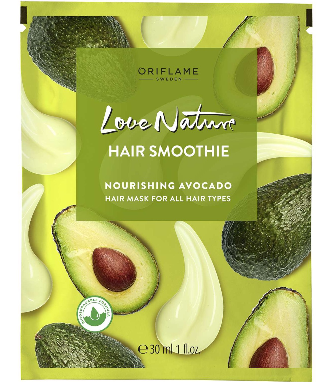 Oriflame Love Nature Hair Smoothie Nourishing Avocado Hair Mask