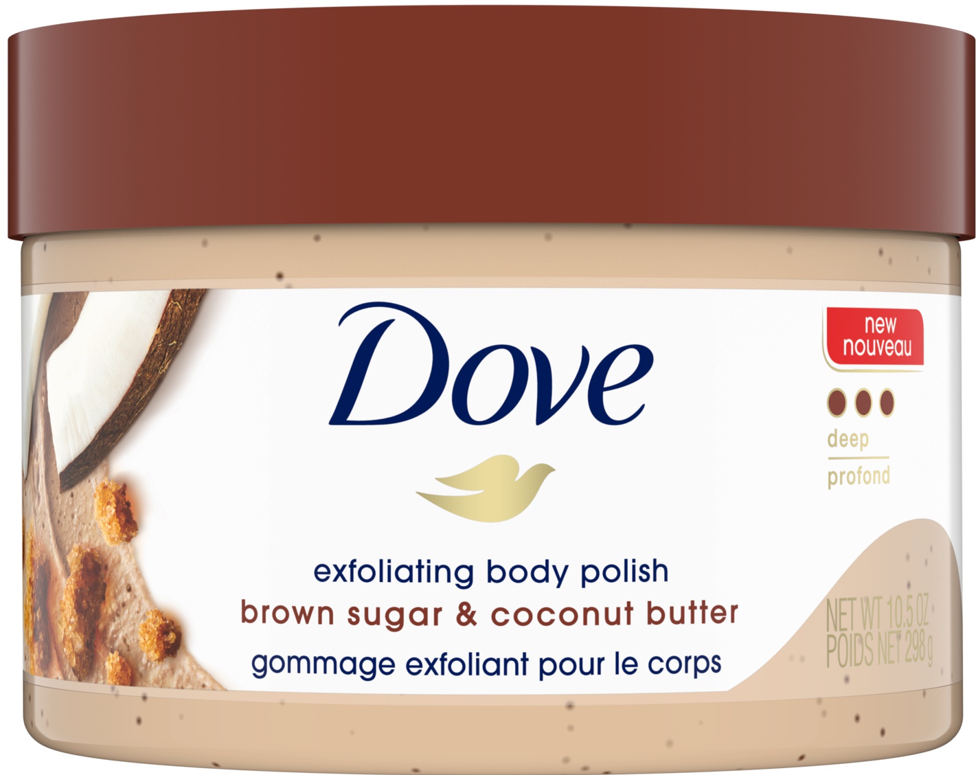 Dove Exfoliating Body Polish Brown Sugar & Coconut Butter