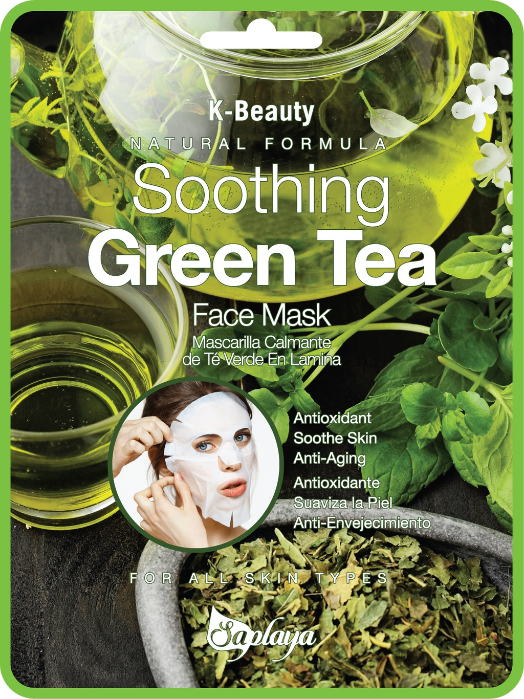 Saplaya Soothing Green Tea Face Mask