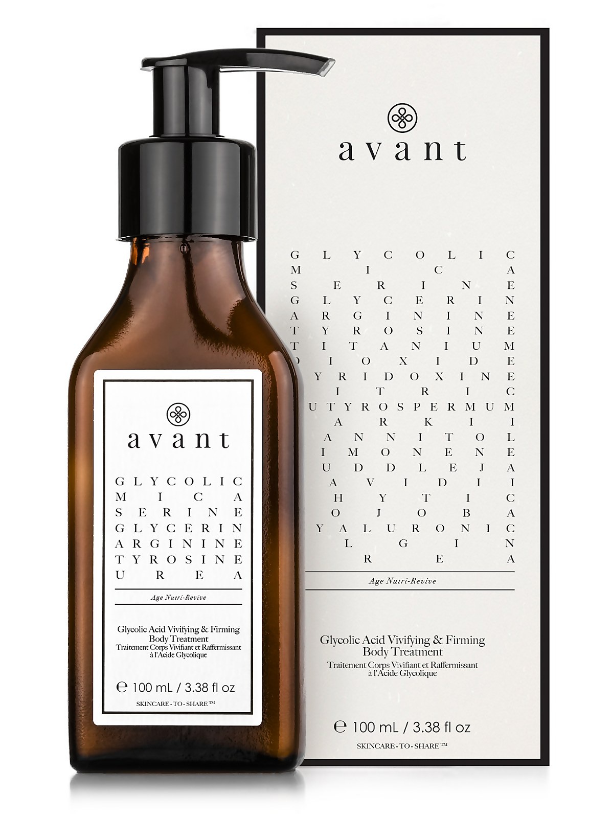 Avant Age Nutri-revive Glycolic Acid Vivifying And Firming Body Treatment
