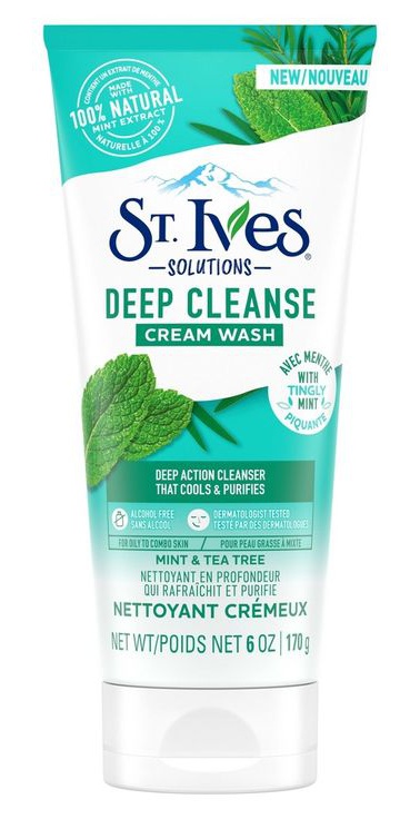 St Ives Deep Cleanse Cream Wash