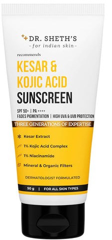 Dr Sheth Kesar And Kojic Acid Sunscreen