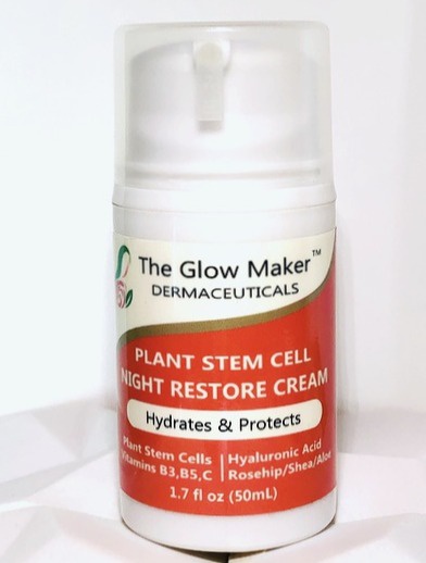 The Glow Maker Plant Stem Cell Night Restore Facial Cream