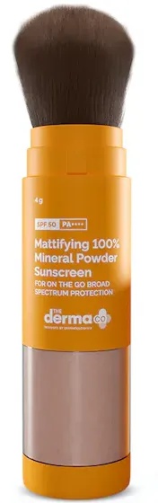 The derma CO Mattifying 100% Mineral Powder Sunscreen