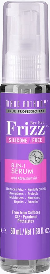 Marc Anthony Bye Bye Frizz Silicone Free 8 In 1 Hair Serum With Abyssinian Oil