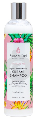 Flora & Curl Organic Rose & Honey Cream Shampoo
