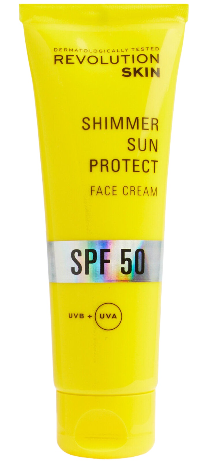 Revolution Skin Shimmer Sun Protect Face Cream SPF 50