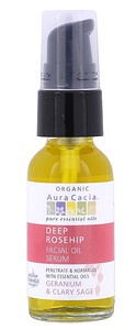 Aura Cacia Organic Deep Rosehip Essentials Facial Oil Serum