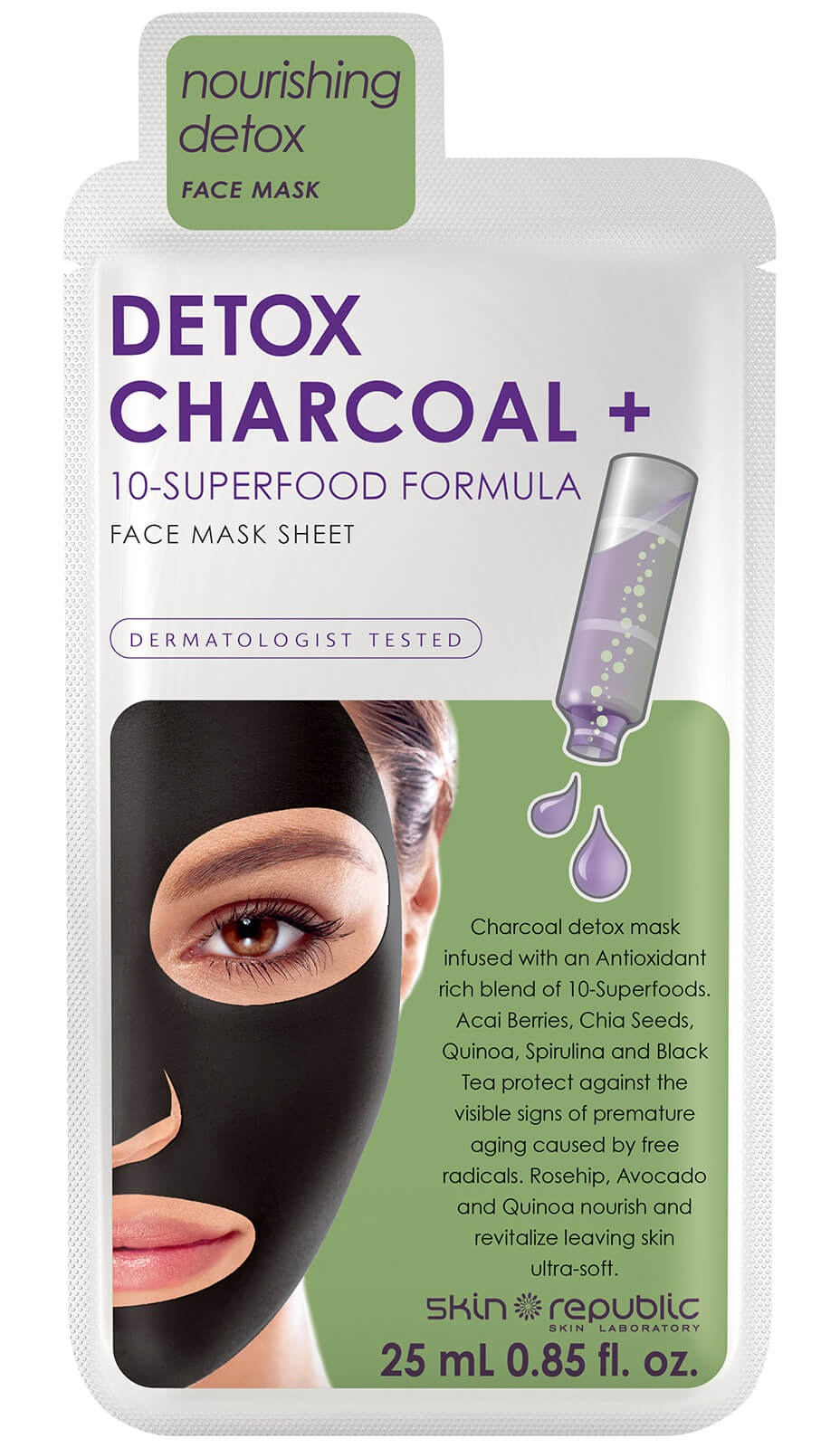 Skin Republic Superfood Detox + Charcoal Mask