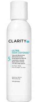 ClarityRX Ultra Skin Defense Sheer Physical Sunscreen SPF 50+