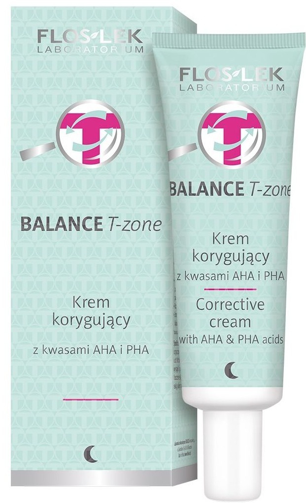 Floslek Balance T-Zone Corrective Cream With AHA & PHA Acids ...