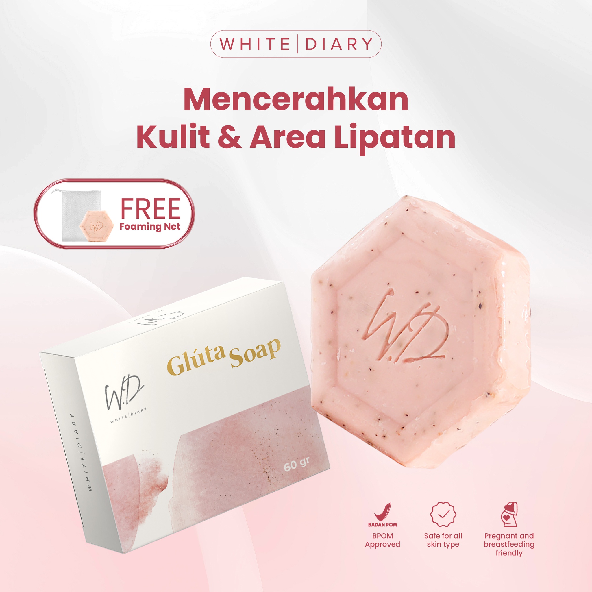 White diary Gluta Soap