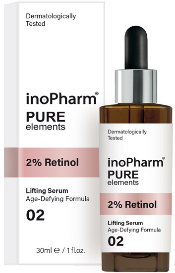 InoPharm Pure Elements Face Serum With 2% Retinol